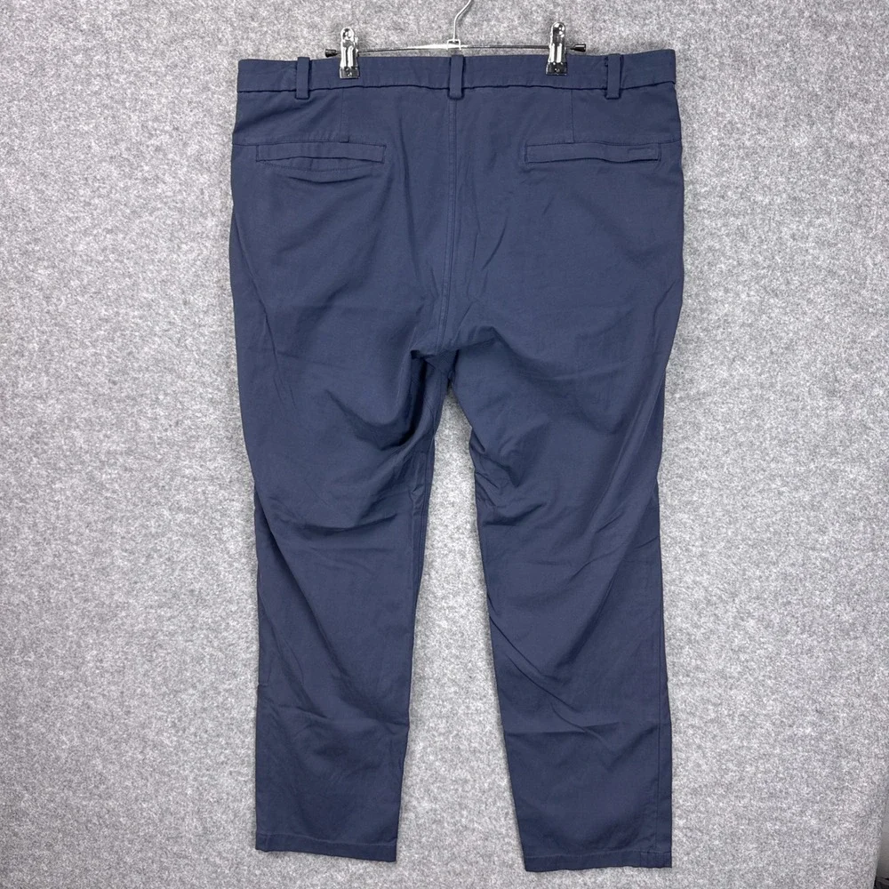 Lululemon Commission Slim Pant 38 Navy Blue Warpstreme Technical Chino Trousers